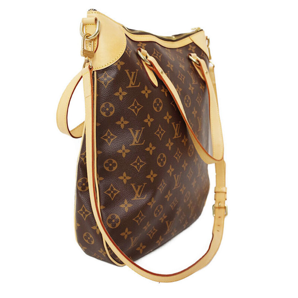 Louis Vuitton Monogram Leather Brown Odeon Bag - Picture 2 of 8
